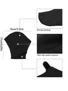 2pcs Swimming Wrist Bands & Rubber Webbed Gloves, Diving Flippers Mimic Duck Feet, Swimming Training Gear