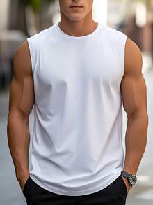 GRDR 男士夏季圆领休闲无袖背心