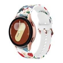 Sport Band Compatible With Galaxy Watch 7 Band 40mm 44mm,No Gap Soft Silicone Strap Compatible With Galaxy Watch 6 5 4 FE Band 40mm 44mm/Galaxy Watch 6/4 Classic 47mm 43mm 46mm 42mm/Watch 5 Pro 45mm Men Women