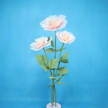 50cm künstliche Pfirsichblüte, große Blumendekoration für Schaufensterauslage, Outdoor-Hochzeit, Fotografie, hochwertige Szenengestaltung