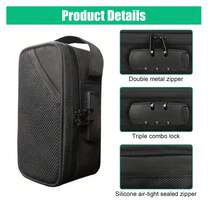 带锁防臭袋，碳内衬防臭盒，旅行收纳容器