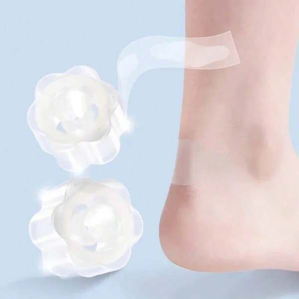 Blasenschutz Fersenkissen - Gel Fersenprotektoren für Fersenstütze und Fußpflege - ein Pack mit 30 selbstklebenden Blasenpads und Einlegesohlen