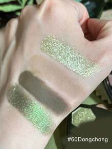GIRLCULT Paleta de Sombras Girlcult Hallucination 60 Dongchong, História de Cores Inspirada no Inverno, Paleta de Tons Frios, Veludo Matte, Brilho Metálico, Glitter Duocromo, Acabamento Multidimensional, Pigmentos de Alto Impacto, Maquiagem de Festa, Glamour Noturno, Looks Artísticos, 5,2g/0,18oz.