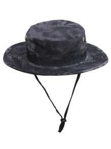 1 peça Chapéu de Sol para Homens e Mulheres, Chapéu Balde UPF 50+, Chapéu Boonie Dobrável com Proteção UV, para Caminhada, Praia, Pesca, Verão