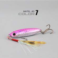 7G-25G 近海全水柱勺形拟饵，逼真鱼鳞鳟鱼、鳜鱼、鲈鱼钓鱼诱饵