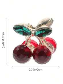 10pcs/4pcs/2pcs/1pc Cherry Pattern Cute Mini Hair Clips, Hair Claws, Delicate Hair Accessories, Mini Bangs Clips, Party Favors, Suitable For Everyday Wear - Multicolor - View 11