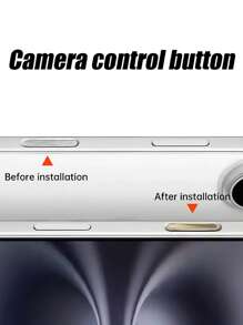 2 pezzi Protezione scorrevole in metallo per pulsante fotocamera compatibile con 16/Plus/Pro/Max, anti-graffio, con allineamento automatico, supporta la cattura touch laterale, disponibile in più colori