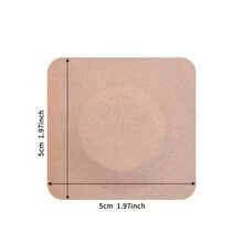 50pcs Disposable Navel Sticker, Breathable Non-Woven Fabric Navel Patch - Comfortable Fit For All Skin Types