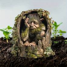 Decorazione da giardino in acrilico a forma di gnomo, funzione multipla di ceppo delle fate, adatto per giardini, prati e orticoltura > decorazioni per esterni > decorazioni festive per esterni > altre decorazioni festive per esterni
