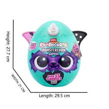 ZURU Huevos sorpresa con criaturas fantásticas con cuernos - Colección de 6 figuras de peluche misteriosas en caja ciega, regalo de cumpleaños perfecto para niñas