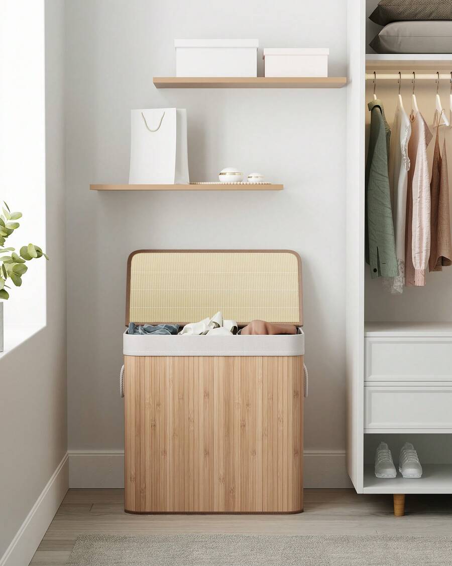 Laundry Baskets - Brown - View 1