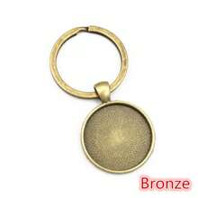 5 pièces/paquet Cadre de pendentif de 25 mm avec cordon de cire, base de cabochon rond vide pour DIY, accessoires de bijoux de collier