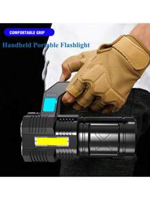 2/3/4pack LED Flashlight, Ultra Bright Torch, Handheld Lamp, Multifunctional Flashlights, Perfect For Outdoor Camping, Climbing, Adventure Emergency, Night Biking, Hiking, Travel Enthusiasts, Family, Friends, Christmas Gifts, Camping Tools, Convenient, Cool 