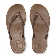 Fitflop Flip Flops - Bronze - View 3