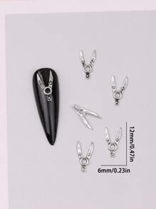 20/30pcsY2k Punk Manicure Decoration Rock Cool Girl Nail Accessories DIY Nail Supplies