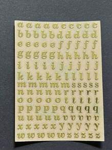3D English Alphabet Stickers, Number Stickers, Blessing Stickers, Word Stickers - 3D Letter Decoration Stickers, DIY Personalized Creative Stickers, Manicure, Scrapbooking, Gift Wrapping Decorations