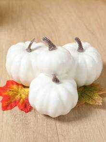 12 件万圣节仿真南瓜挂饰，万圣节和感恩节套装手工艺品人造南瓜形状挂饰适用于客厅橱柜装饰，感恩节和收获季节家居装饰人造南瓜装饰南瓜装饰最佳礼物生日毕业，场景布置，气氛装饰道具，派对礼物