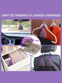 1/3/510 Packs Lavender Sachet Suitable For Drawers And Closets HouseholdSachet Dried Lavender Flower Lavender Sachet Bridal Shower Gift,Wardrobe Rose Aromatherapy Tablet Toilet Diffuser Gypsum FragrancePendant Car Incense Hanging Home Lasting Fragrance - Multicolor - View 4