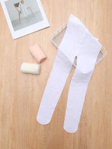 3pcs Girls Velvet Tights, Sheer & Breathable Dance Pantyhose Suitable For Spring/Summer - Multicolor - View 6