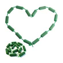 14pcs Set Green Flower Mud Wedding Garland Oasis Floral Arch Foam Blocks Fresh Flower Cut Foams Base Garden Florist Diy Flower Arrangement Foams Mud Base Wedding Party Decor Accessories