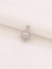 5 mặt dây chuyền mặt trời bằng thép không gỉ chất lượng cao mạ vàng 18K dành cho đồ trang sức tự làm phụ kiện - mặt dây chuyền - Xem 4
