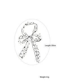 1pc Vintage Dark Gothic Lace Ribbon Tie Necklace With Bowknot Choker Collar Pendant For Women