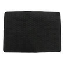 Tapis de protection en silicone pour dessus de cuisinière - 28 "X20" Couvre-plaque de cuisson en céramique, couvre-plaque en verre résistant à la chaleur, film de protection pour cuisinière plate de camping-car, grand tapis de séchage en silicone - Noir/Gris