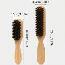 男士美发造型梳胡须刷套装（4件套），适用于边缘和后脑勺梳理、梳理、打造顺滑发型，是返校、旅行度假的必备佳品。这款梳子套装包含各种梳子，可用于理发、打造顺滑发型、卷发造型、解结、球形梳、迷你梳等，是圣诞节、美发、木质梳子、美发工具、发型设计、美发、梳子、梳子套装、卷发梳、解结梳等，也适用于女士。理发店必备，是美发用品的理想之选。 - 彩色 - 查看 7