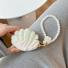 硅胶贝壳保护壳适用于 Apple 和 Galaxy Buds 3 Pro 蓝牙耳机，防摔 - 彩色 - 查看 8