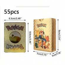 1 盒口袋妖怪金叶卡、口袋妖怪金卡棋盘游戏卡、游戏卡、宠物商品、学校用品、返校 - 多 - 查看 9