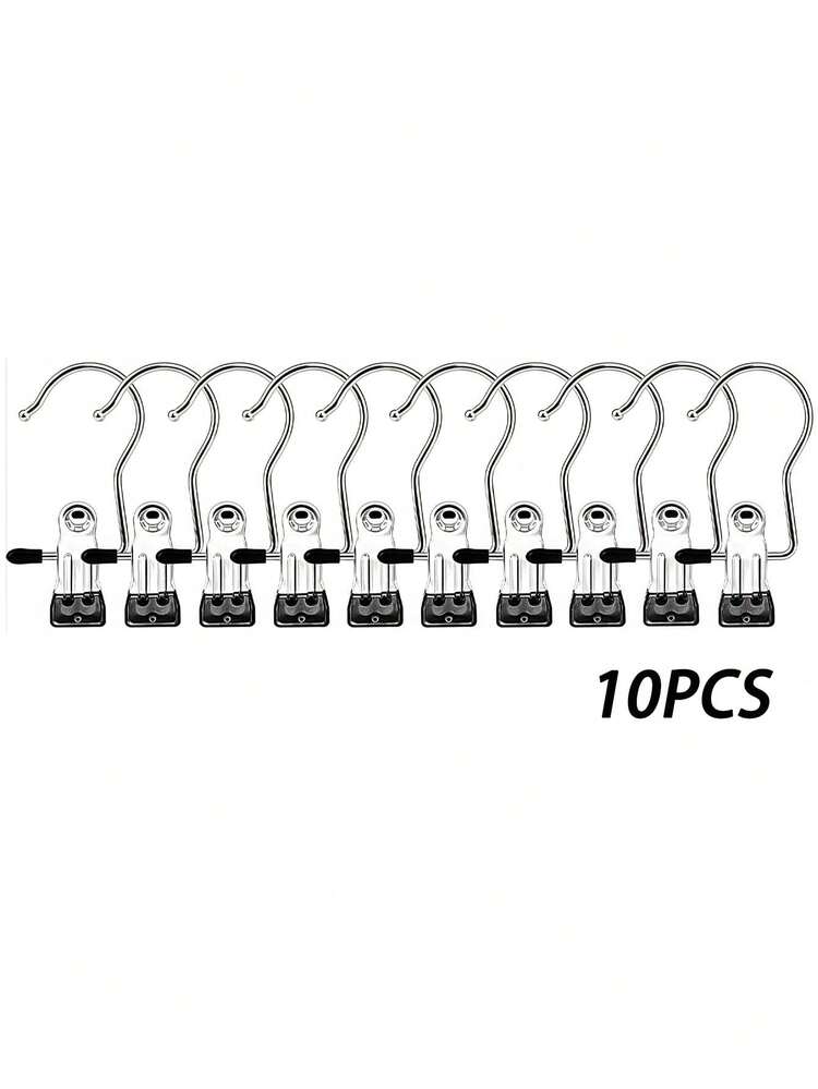 ステンレス製洗濯バサミ 20/10/5/1個セット、ステンレス製洗濯ハンガー フック、シンプルステンレス製フッククリップ、30/40/42個セットのステンレス製クリップ、フック付き洗濯ピンチ、(コート)ハンガー、インテリア、携帯用洗濯ハンガークリップ、洋服掛け収納ラック、洗濯バサミ イースターの装飾、母の日の衣類春の装飾、ホリデーの装飾、ハンガー ドレス パンツ 靴 ジーンズ ブーツ スカート - マルチカラー - 見る 17