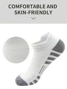 Set de 24 piezas/18 piezas/12 piezas/10 piezas/8 piezas/6 piezas/4 piezas/2 piezas de calcetines para hombre, calcetines deportivos, calcetines de baloncesto, calcetines de fútbol, calcetines invisibles, calcetines blancos, calcetines tobilleros, calcetines negros, calcetines cortos, calcetines tobilleros, diseño antideslizante de doble capa, cómodos y transpirables, suaves, adecuados para vestimenta casual de negocios, deportes al aire libre, estilo universitario, uso diario en todas las estaciones, calcetines invisibles y tobilleros, gimnasio - Multicolor - Ver 3