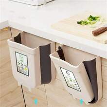 Mini Trash Can For Kitchen Garbage Bin , White - White - View 5