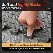DDCAQIOUA 20/40/60 件地垫，家居装饰垫，EVA 互锁健身垫，柔软，防滑，防水，非常适合家庭和健身房