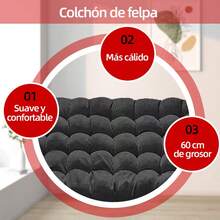 Cama plegable para exteriores de segunda generación (182 x 62 cm): ideal para acampar y siestas al aire libre. Incluye almohadas y accesorios de descanso (ideal para aventureros y amantes de la naturaleza). - Negro - Ver 4