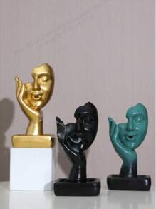 1 Stück Harz Räucherstäbchenhalter, multifunktionaler Harz Statue Dekor, Rückfluss Räucherstäbchenhalter Wasserfall Räucherstäbchenständer, abstrakte menschliche Skulptur Kunst Dekoration, geeignet für Heim-Dekoration, Esszimmer-Dekoration, Geschenk (Räucherstäbchen nicht enthalten)