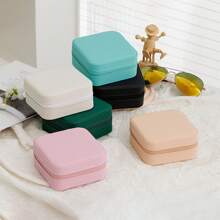1pc/5pcs/10pcs/20pcs/30pcs Personalized Jewelry Storage Box, Customized With Name, Letter, Anniversary Date, Perfect Gift For Girlfriend, Anniversary, Fashion, Colorful, Casual, Minimalist, Personalized, Unique, Ideal Gift For Girlfriend, Family, Friends, Suitable For Valentine's Day, Birthday, Graduation, Wedding, Prom
