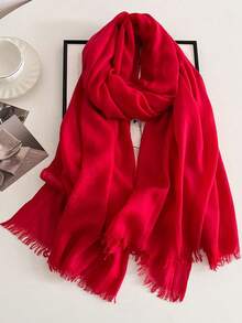 1pc Soft Muslim Hijab Solid Color Long Scarf For Sun Protection, Suitable For Mosque Use Bandana,Hair Band,Head Band Ideal For Dressing Up Your Look For Abaya - QMD602 - View 23