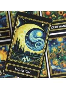 1 pièce - Mystérieux Manga Tarot, Cartes de Tarot Manga Mystique