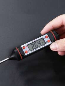 1 قطعة ميزان حرارة رقمي للحوم جاهز للاستخدام، مناسب ل- الشواء والطهي، أدوات مطبخ، إبرة اكتشاف إلكترونية، مناسب للحلويات والشواء والسوائل واللحوم والديك الرومي والتخييم والنزهات والمناسبات الخارجية، أدوات شواء - متعدد الألوان - مشاهدة 6