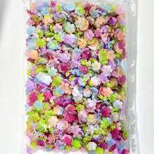 50pcs Colorful Acrylic Small Flower Bead DIY Bracelet, Keychain, Handmade Jewelry Supplies, Festival Gifts