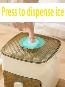 1pc Ice Cube Tray With Cover And Storage Box, Ice Cube Tray For Ice Chest, Ice Cube Tray, Ice Mold, Ice Maker Container, Drink Holder, (With 2 Trays) And Ice Bucket, Tongs