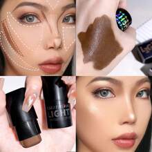 JUJU DREAM Long-Lasting Contour Stick: Matte Bronzer, Nose Sculpting Stick And Face Defining Solid Contour Cream - Travel-Friendly Design