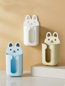 1 Stück wandmontierter Badezimmer Toilettenpapier Box Halter, multifunktionale Gesichtstücher Aufbewahrungsregal für Wohnzimmer, Küche, ohne Bohren erforderlich