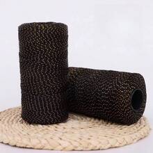 219 Yards/Roll 1.5mm Polyester Metallic Glitter Rope, 100% Polypropylene Tassel Metallic Cord For Hats, Bags, Wallets, Shoes, Plant Hangers, DIY Crafts - Multicolor - View 17