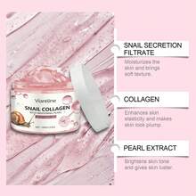 Viareline Snail Collagen Moisturizing Hydrating Gel Moisturizing Facial Essence Skin Gel - Multicolor - View 3