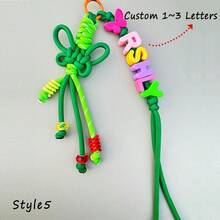 1pc Floral Design Custom Bag Charm, Acrylic Colorful Letter Keychain, Handmade Rope Sunflower Bag Pendant, Heart Keychain, Decorative Pendant, Christmas/Halloween/Easter/Mother's Day Personalized Gift,Apparel Accessories,Chic Autumn,Boyfriend,Girlfriend,Family,Friends