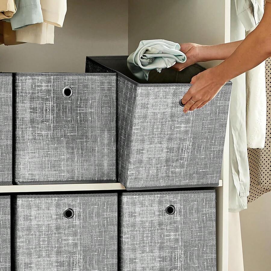 Storage Bins - Gris meliert - Voir 1