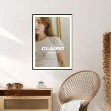 1/3PCS Optional Frame Posters Wall Arts Pop Singer Poster Home Living Room Bedroom Bar Aesthetic Decoration, Wall Art With Frame