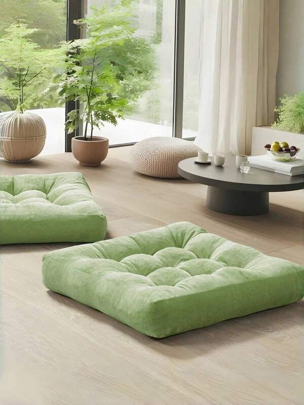 Meditationskissen für den Boden, große quadratische Kissen zum Sitzen für Erwachsene, getuftetes Cord-Kissen für Wohnzimmer Tatami, geeignet für den täglichen Gebrauch, Partys, Hochzeiten und andere Aktivitäten
